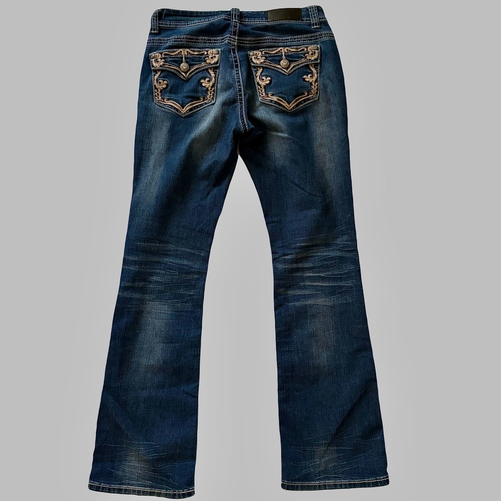 Y2K Shyanne ANNE Mid-rise Embroidered Back Pocket Bootcut Jeans Size 27